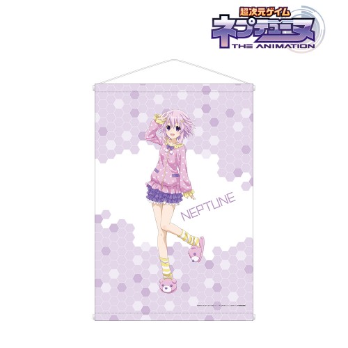 アニメ『超次元ゲイム ネプテューヌ』描き下ろしイラスト ネプテューヌ タペストリー ネプテューヌ