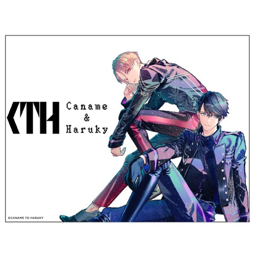 「カナメとハルキー」アクリルパネル(「Journey to U」ジャケットイラスト)