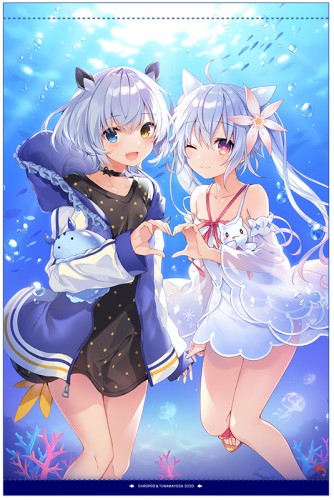 つなまよざ＆しろぷろ 合作B2タペストリー 再販ver.【特典付き】