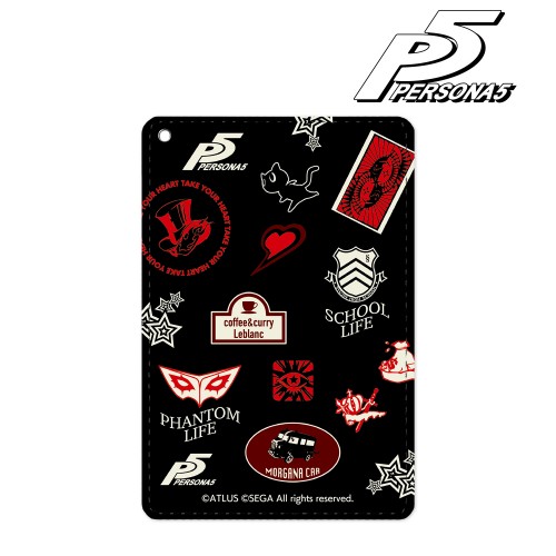 ペルソナ5 モチーフ柄 1ポケットパスケース