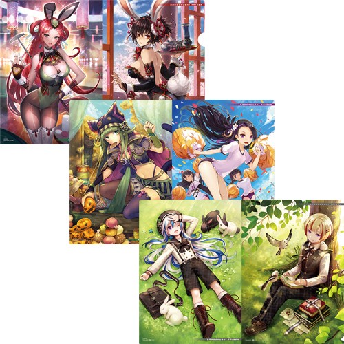 三国志大戦 クリアファイルセット『華装』Aセット