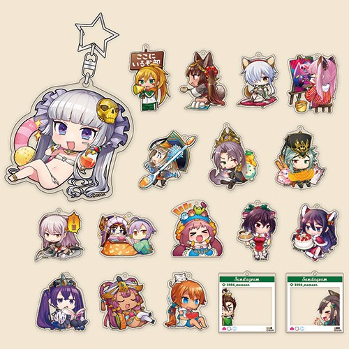 三国志大戦　ぷちキャラアクリルキーホルダー