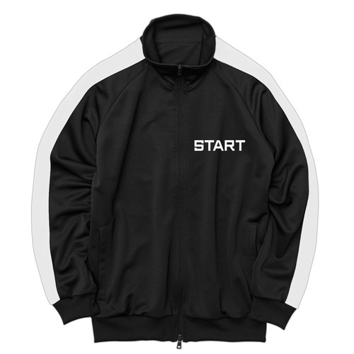 十三機兵防衛圏 ジャージBLACK×WHITE-M BLACK×WHITE-M