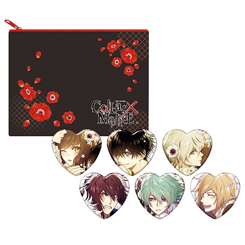 《数量限定》Collar×Malice トレーディングハート缶バッジ コンプリートセット【オトメイトパーティー2020】 コンプリートセット