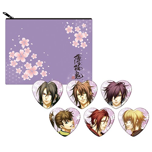 《数量限定》薄桜鬼 真改 トレーディングハート缶バッジ コンプリートセット【オトメイトパーティー2020】 コンプリートセット