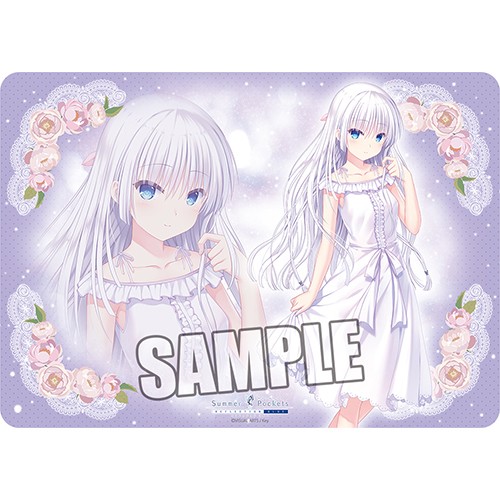 キャラクター万能ラバーマット Summer Pockets REFLECTION BLUE「鳴瀬 しろは」ドレスVer. 「鳴瀬 しろは」ドレスVer.