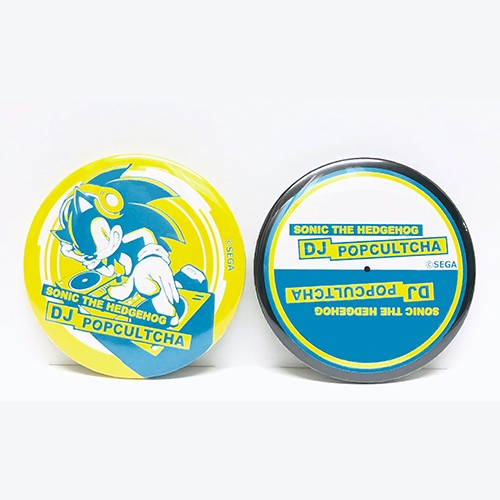 「SONIC THE HEDGEHOG DJ POPCULTCHA」缶バッジ2コセット