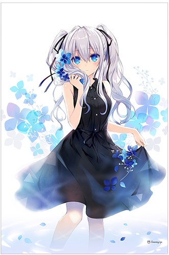 つなまよざ B2タペストリー「紫陽花」