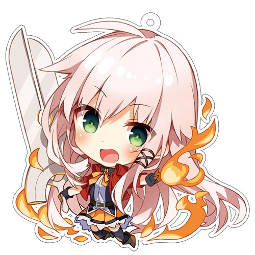 しろぷろ アクリルキーホルダー 01 アンセル（再販） アンセル