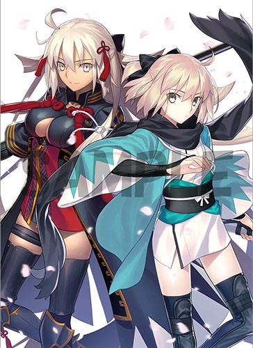 「ぐだぐだエース」武内崇イラスト B2タペストリー＜W沖田さん大勝利！＞※2023年7月発売予定