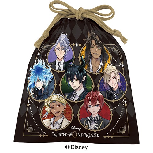 ディズニー ツイステッドワンダーランド きんちゃく３