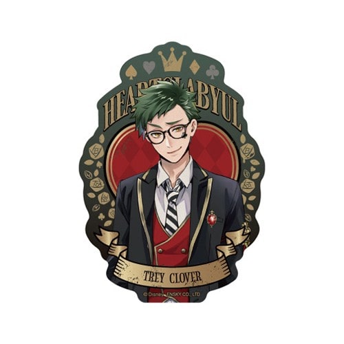 ディズニー ツイステッドワンダーランド トラベルステッカー２(4)トレイ・クローバー (4)トレイ・クローバー