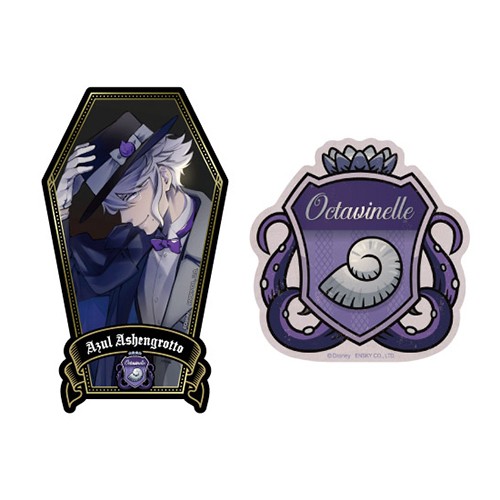 ディズニー ツイステッドワンダーランド トラベルステッカーセット3.オクタヴィネル寮 3.オクタヴィネル寮