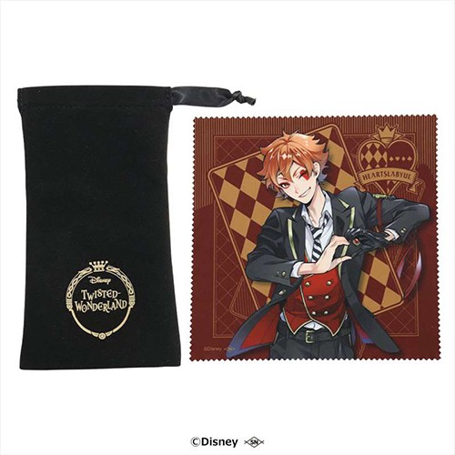 ディズニー ツイステッドワンダーランド 眼鏡ケース&クロスセットエース・トラッポラ エース・トラッポラ