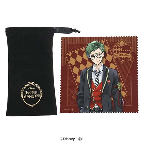 ディズニー ツイステッドワンダーランド 眼鏡ケース&クロスセットトレイ・クローバー トレイ・クローバー