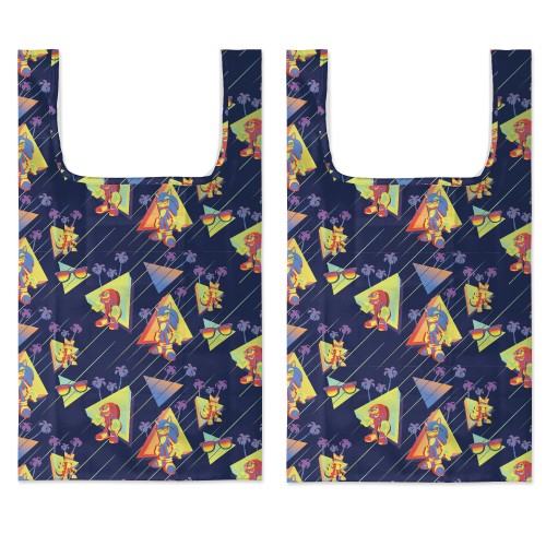 ソニック・ザ・ヘッジホッグ総柄 フルカラーエコバッグ