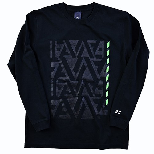 『FAV gaming』GEOMETRIC LONG SLEEVE BLACKXL XL