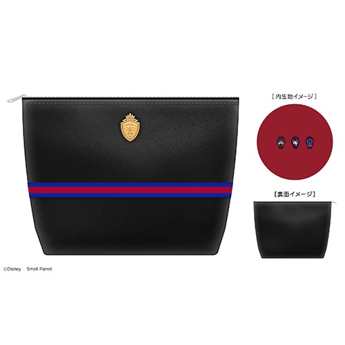 『ディズニー　ツイステッドワンダーランド』合皮アクセサリーポーチポムフィオーレ寮 05 ポムフィオーレ寮