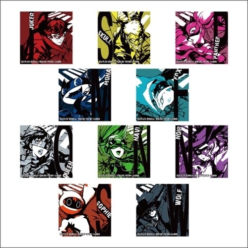 【ペルソナ5 スクランブル】トレーディングスクエア缶バッジ 全10種 単品 単品