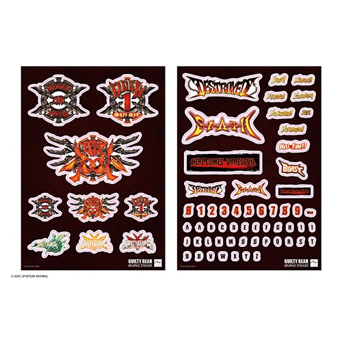 GUILTY GEAR グラフィックステッカー※2025年11月中旬出荷分