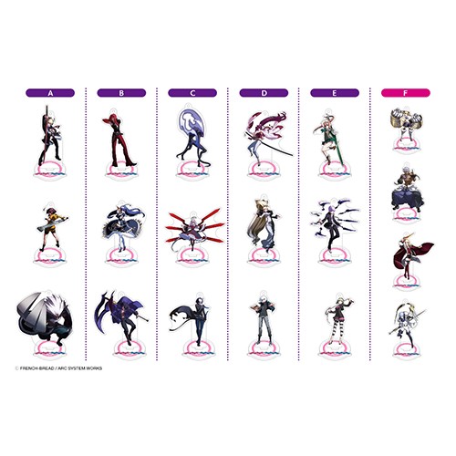 UNDER NIGHT IN-BIRTH アクリルスタンドキーホルダー 全19種セット 全19種セット