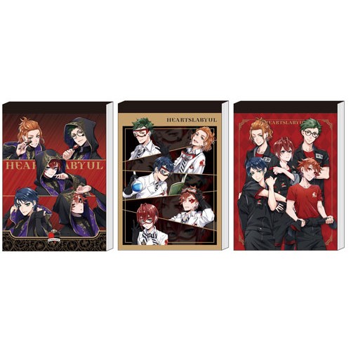 ディズニー ツイステッドワンダーランド 3連メモハーツラビュル ハーツラビュル