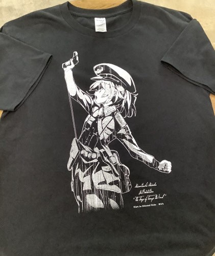 「篠月しのぶ 幼女戦記 十一番目の女神展」TシャツL Tシャツ L