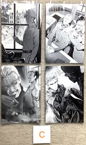 「篠月しのぶ 幼女戦記 十一番目の女神展」ポストカードセット C ポストカードセット C