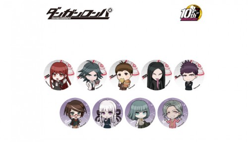 ■10周年特典1枚付き■トレーディング缶バッジ　Vol.5（ゼロ/霧切）　コンプリートセットダンガンロンパ コンプリートセット