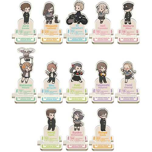 十三機兵防衛圏 1周年記念 ならべるトレーディングアクリルフィギュア【専売商品】
