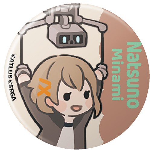 十三機兵防衛圏 1周年記念 ちびキャラ缶バッジ06 南 奈津乃【専売商品】 06 南 奈津乃