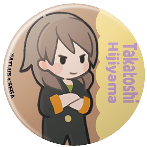 十三機兵防衛圏 1周年記念 ちびキャラ缶バッジ09 比治山 隆俊【専売商品】 09 比治山 隆俊