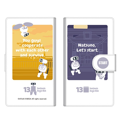 十三機兵防衛圏 1周年記念 BJ 手帳型スマホケース【専売商品】Mサイズ Mサイズ（推奨サイズ：75×132mm以内）