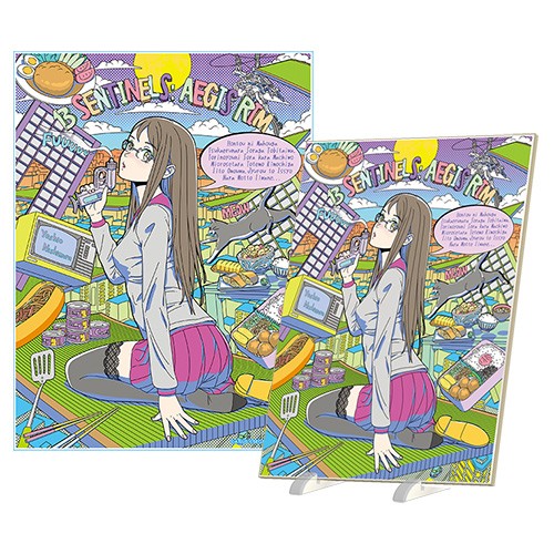 十三機兵防衛圏 1周年記念 ポップアート風アクリルパネル 薬師寺 恵【専売商品】 薬師寺 恵