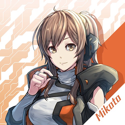 PS4版『BORDER BREAK』クッションカバー（ミコト） ミコト