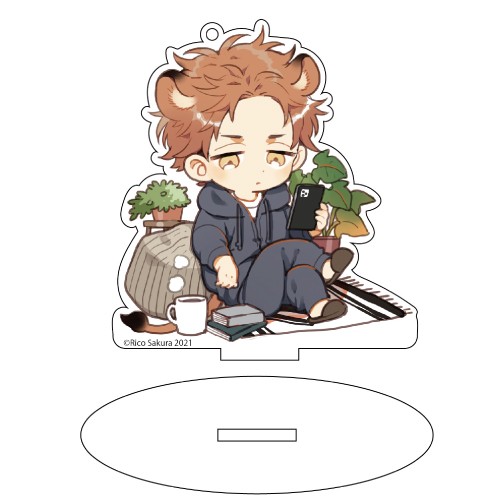 「けもみみシリーズ」佐倉リコ10周年記念 アクリルスタンドキーホルダーD D