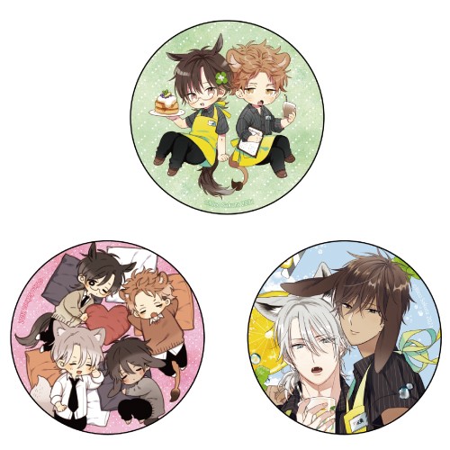 「けもみみシリーズ」佐倉リコ10周年記念 缶バッジ 3種セット