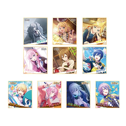 『プロジェクトセカイ カラフルステージ！ feat. 初音ミク』ミニ色紙コレクション 第1弾C【BOX】バーチャル・シンガー＆ワンダーランズ×ショウタイム ※2025年11月中旬出荷分 BOX