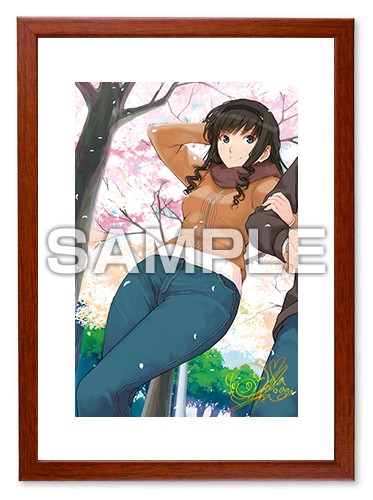 『アマガミ ちょっとおまけ劇場』森島はるか 複製原画（CV・伊藤静さんの箔押しサイン入り！） 森島はるか