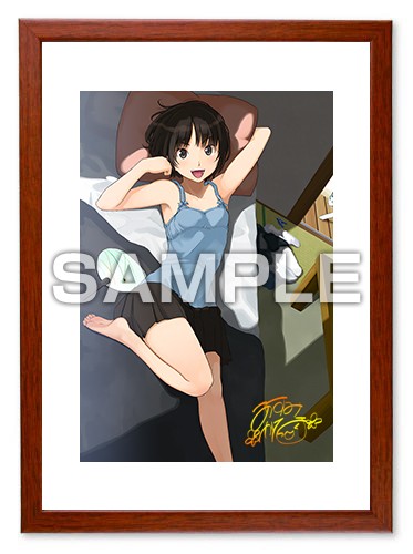 『アマガミ ちょっとおまけ劇場』美也 複製原画（CV・阿澄佳奈さんの箔押しサイン入り！） 美也