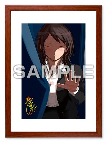 『アマガミ ちょっとおまけ劇場』高橋麻耶 複製原画（CV・早水リサさんの箔押しサイン入り！） 高橋麻耶