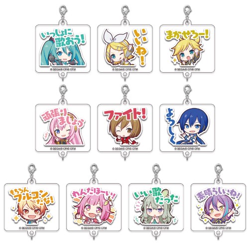 『プロジェクトセカイ カラフルステージ！ feat. 初音ミク』アクリルチャームコレクション第1弾C【単品】バーチャル・シンガー＆ワンダーランズ×ショウタイム 単品