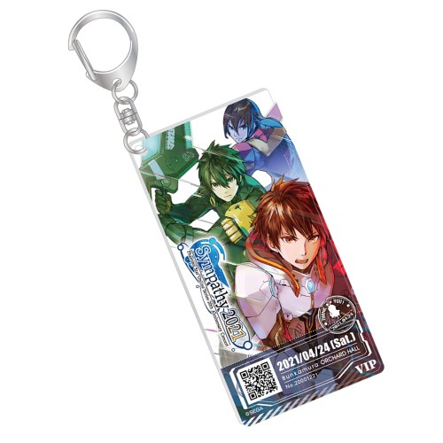 「シンパシー2021」チケット型アクリルプレートキーホルダー※2025年11月中旬出荷分