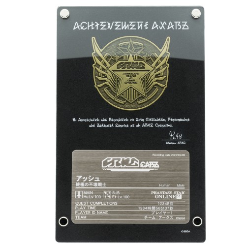 『PSO2』アークス勲章【受注生産】基本セット+追加カード3枚 基本セット+追加カード3枚