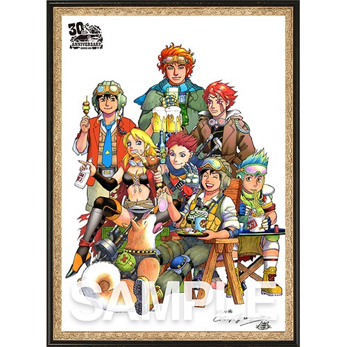 メタルマックス30周年記念複製原画『メタルマックス・オールスターズ』山本 貴嗣氏描き下ろし