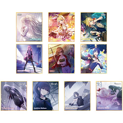 『プロジェクトセカイ カラフルステージ！ feat. 初音ミク』ミニ色紙コレクション 第2弾A【単品】バーチャル・シンガー＆25時、ナイトコードで。 ※2025年11月中旬出荷分 単品