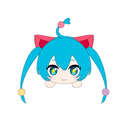 プロジェクトセカイ カラフルステージ！ feat. 初音ミク　寝そべり　ぬいぐるみ“ワンダーランドのセカイの初音ミク”(S) ワンダーランドのセカイの初音ミク