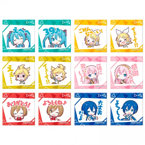 プロジェクトセカイ カラフルステージ！ feat. 初音ミク　スクエア缶バッジ　コレクションバーチャル・シンガー バーチャル・シンガー