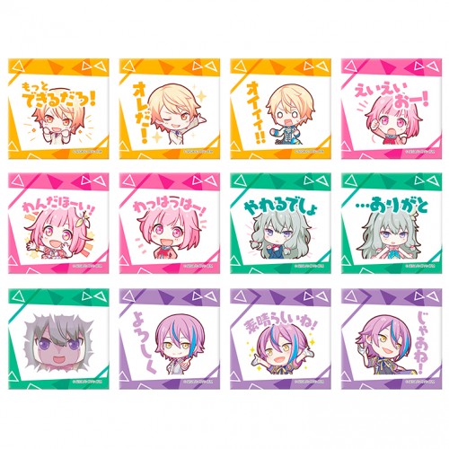 プロジェクトセカイ カラフルステージ！ feat. 初音ミク　スクエア缶バッジ　コレクションワンダーランズ×ショウタイム ワンダーランズ×ショウタイム