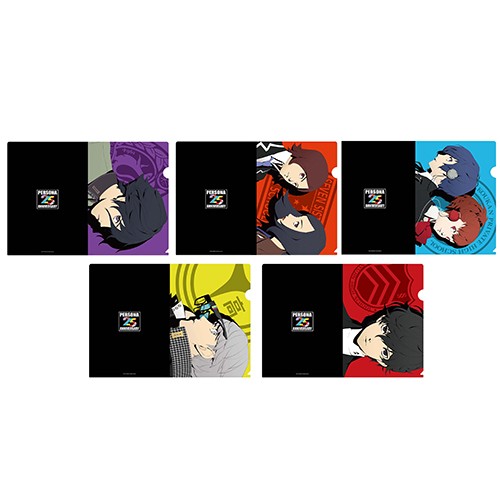 【ペルソナ25周年】主人公クリアファイル5種セット※2025年11月中旬出荷分